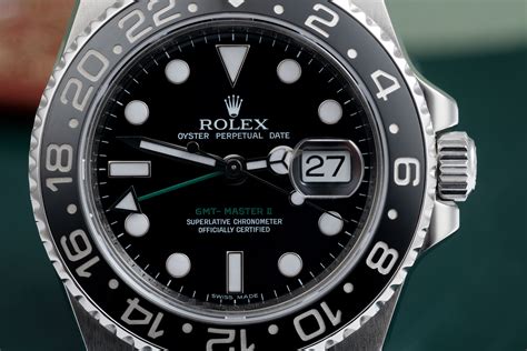 rolex gmt green dial|Rolex gmt green hand.